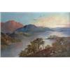 Image 1 : JAMIESON, Frederick E., 1895-1950.  "Sunset approaching over the Highland Loch"....