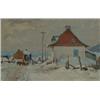 Image 1 : TAYLOR, William Hughes, 1891-    .  "St. Feréol, Québec".  Huile sur panneau, signée.  Titrée ver...