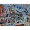 Image 1 : BORENSTEIN, Samuel, 1908-1969.  "House in la Barre à Plouffe".  Huile sur panneau, signée et daté...