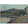 Image 1 : BEAU, Henri, R.C.A., 1863-1949.  "Effet de Soleil Couchant".  Huile sur panneau, signée.  Oil on...