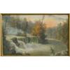 Image 1 : HOLDSTOCK, Alfred Worsley, 1820-1901.  "Lower Falls".  Pastel, titré.  Pastel, titled....