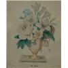 Image 1 : LOTBINIERE, Marie Foucher.  "Vase Français".  Aquarelle, signée et inscrite "Flore Furors Ursulin...