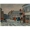 Image 1 : DE LALL, Oscar Daniel, R.C.A., 1903-1971.  "Rue St. Paul, Montréal".  Huile sur panneau, signée....
