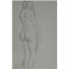 Image 1 : FITZGERALD, Lionel Lemoine, 1890-1956.  "Standing Nude".  Crayon, initialé....