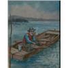 Image 1 : BAKER, Walter, 1859-1912.  "The Patient Fisherman".  Aquarelle, signée....