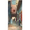 Image 1 : MITCHELL, Willard Morse, 1881-1953.  "A Corner in Algiers".  Aquarelle, signée, titrée et datée "...