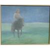 Image 1 : MERCIER, Monique, 1934-   .  "À la Brunante".  Huile sur toile, signée.  Signée, titrée et datée...