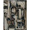 Image 1 : GIUNTA, Joseph, R.C.A., 1911-2001.  "Abstraction".  Huile sur panneau, signée....