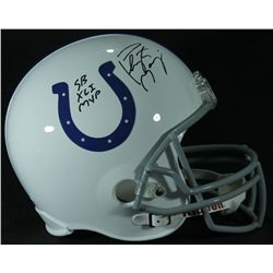 Peyton Manning Signed Colts Full-Size Helmet Inscribed "SB XLI MVP" (Steiner COA)