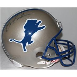 Barry Sanders Signed Lions Full-Size Helmet (Schwartz)