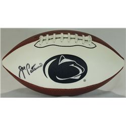 Coach Joe Paterno Signed Penn State Full-Size Logo Football (JSA)