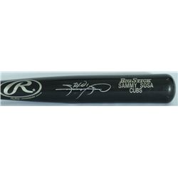 Sammy Sosa Signed Big Stick Custom Engraved Baseball Bat (AR LOA)