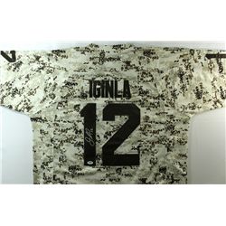 Jarome Iginla Signed Penguins Camouflage Jersey (PSA COA)