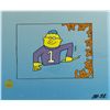 Image 1 : Keith Haring Original "Sesame Street" Hand-Painted Animation Cel (PA LOA)