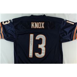 Johnny Knox Signed Bears Jersey (Autograph Reference COA)