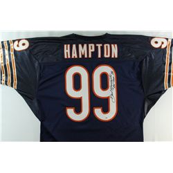 Dan Hampton Signed Bears Jersey Inscribed "HOF 2002" (Autograph Reference COA)