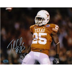 Jamaal Charles Signed Texas 8x10 Photo (GTSM COA)