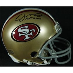 Joe Montana Signed 49ers Mini-Helmet Inscribed "HOF 2000" (Montana Hologram)