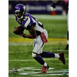 Percy Harvin Signed Vikings 16x20 Photo Inscribed "ROY 2009" (GTSM COA)
