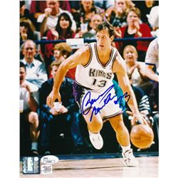Sarunas Marciulionis Signed Kings 8x10 Photo (JSA COA & AR COA)