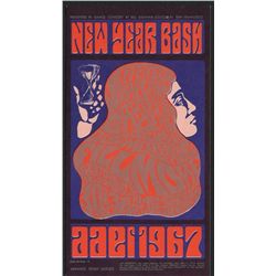 New Year Bash With Jefferson Airplane, Grateful Dead, Quicksilver Messenger Service Authentic Origin
