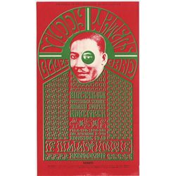 Muddy Waters Blues Band Authentic Original 1966 Fillmore West Concert Postcard