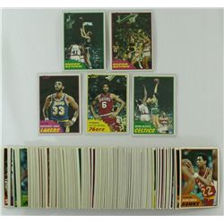 1981-82 Topps Basketball Set of 198 Cards - Missing #4 Larry Bird Card to Complete Set
