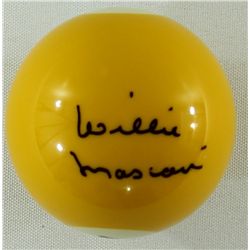 Willie Mosconi Signed #1 Pool Ball (JSA COA)
