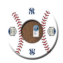 New York Yankees Final Season Coasters With Authentic Field Dirt - Set of 4 (MLB & Steiner COA)