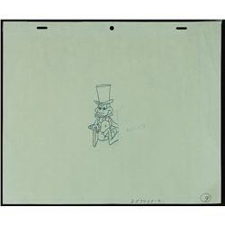 Daffy Duck Original Animation Production Drawing
