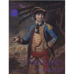 Benedict Arnold Relic Photo with Authentic Piece of Wood From His House