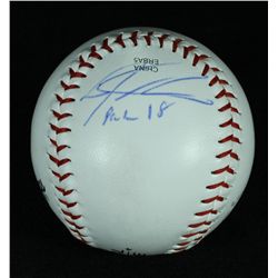 Josh Hamilton Signed Baseball (JSA COA)