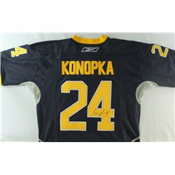 Zenon Konopka Signed Buffalo Sabres Jersey (PA LOA)