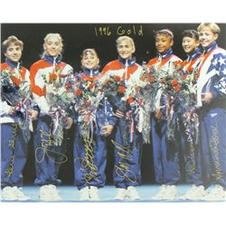 Magnificent Seven Team USA 16x20 Photo Signed by (6) With Kerri Strug