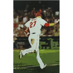 Mike Trout Limited Edition Angels 11x17 Lithograph  # 10/10