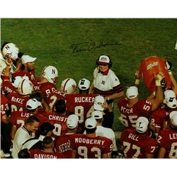 Tom Osborne Signed Nebraska 16x20 Photo (Schwartz COA)