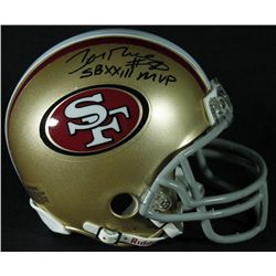Jerry Rice Signed 49ers Mini-Helmet Inscribed "SB XXIII MVP" (Rice Hologram)