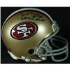 Image 1 : Jerry Rice Signed 49ers Mini-Helmet Inscribed "SB XXIII MVP" (Rice Hologram)