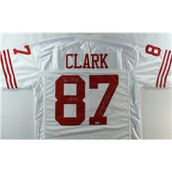 Dwight Clark Signed 49ers Jersey Inscribed "The Catch" & "1-10-82" (PSA COA)
