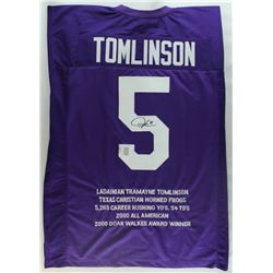 LaDainian Tomlinson Signed TCU Stat Jersey (GTSM)