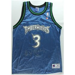 Stephon Marbury Signed Timberwolves Jersey (JSA COA)