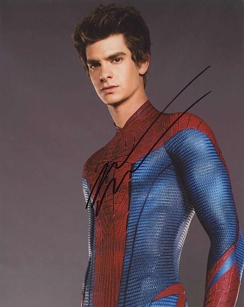Photographie Encadrée Andrew Garfield En Spider-Man - Signée - 12x8 Pouces