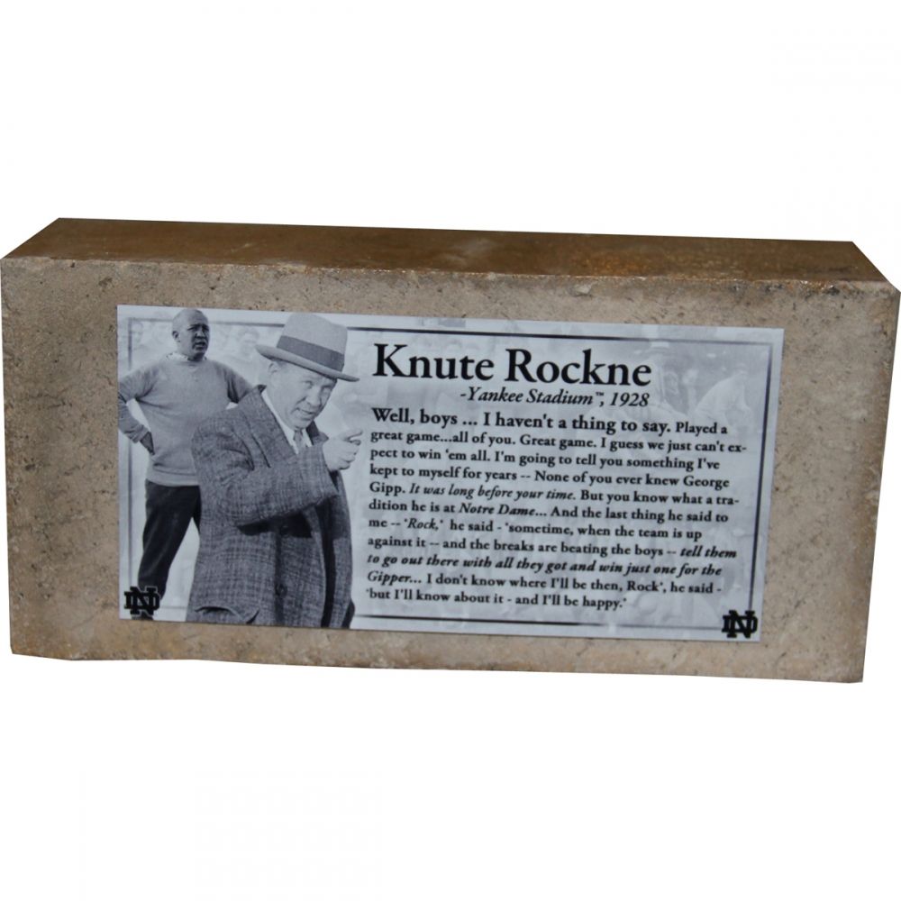 Authentic Notre Dame Brick with 
