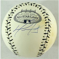 David Ortiz Signed 2008 All-Star Baseball (MLB Hologram & Steiner COA)