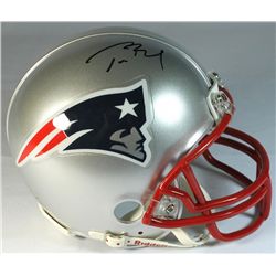 Tom Brady Signed Patriots Mini-Helmet ( TriStar COA)