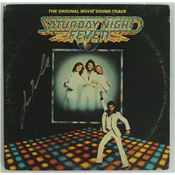 John Travolta Signed "Saturday Night Fever" Original Movie Sound Track Vintage Record Album (PA LOA)