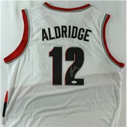 LaMarcus Aldridge Signed Blazers Jersey (JSA COA)