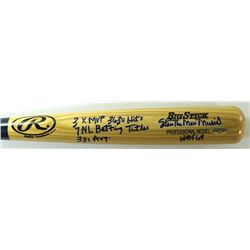 Stan Musial Signed Baseball Bat Inscribed "The Man", "HOF 69", "3x MVP", "3630 Hits", "7 NL Batting 