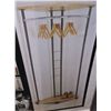 Image 2 : Garment Rack Valet Garment Rack - 36x24x63.5 Laminated Wood - Top & Bottom Shelf  New in Box