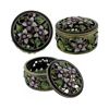 Image 1 : Beautiful Round Purple Flower Trinket Box